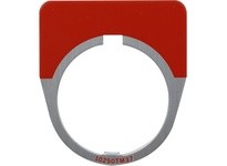 Cutler Hammer 10250TM37 Legend Plate Standard 1/2 Round Red | YarinInd