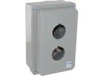 Cutler Hammer 10250TN12 Pushbutton Enclosure 2 Hole 30mm 2-CONTACT BLOCK DEPTH 10250T/E34 Series
