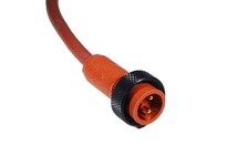 Remke 102B0030AHT Mini-Link Plug Assembly Hi-Temp Silicone Male 2 Pole 3ft 16 AWG