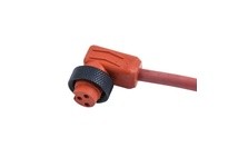 Remke 102C0030AHT Mini-Link Plug Assembly Hi-Temp Silicone Female 90 deg 2 Pole 3ft 16 AWG