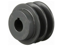 Browning 2AK56X1 2 Groove 3L, A Belt Section Cast Iron FHP - Finished Bore Sheave, Finished with Keyway and SS, 1" Bore, 5.45" O