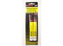 Hanson 10353 BLACK LUMBER CRAYON - 2 COUNT CARDED