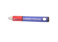 Hanson 10370 WHITE STANDARD LUMBER CRAYON | Durable Marking Tool