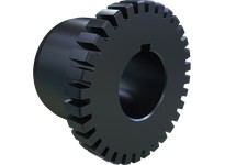 Martin Sprocket 1040T-HUB1 1/4 BLUE-FLEX GRID CPLG HUB BS