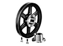 Browning AK124H 1 Groove 4L or A, 3L Belt Section Cast Iron FHP - Bushed Sheave, Split Taper Bushed, 12.25" Outside Diameter1 Gr