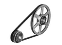 Browning BK50H 1 Groove 4L or A, 5L or B Belt Section Cast Iron FHP - Bushed Sheave, Split Taper Bushed, 4.75" Outside Diameter1