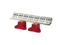 NSI 1042B 225A STACKED NEUTRAL BAR 4-14 AWG 42 CIRCUITS - WITH MTG BASE