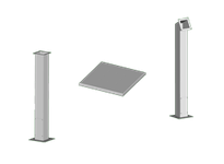 Saginaw Control SCE-24SBASESS Base S.S. Pedestal | High-Quality Industrial Supplies