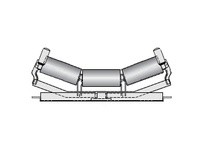 Rexnord 54-GC6212-02 6.0" Roll Diameter, Steel, Classic C Training Idlers | YarinInd