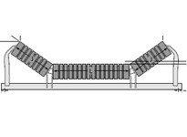 Rexnord 48-GC5303-01 5.0" Roll Diameter, Rubber Impact | YarinInd