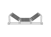 Rexnord 48-GB5302-21 5.0" Roll Diameter, Rubber Impact | YarinInd