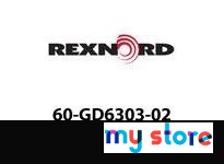 Rexnord 60-GD6303-02 6.0" Roll Diameter, Rubber Impact, Classic D Trough Impact6.0" Roll Diameter, Rubber Impact, Classic D Trou
