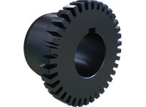 Martin Sprocket 1060T-HUB1 1/8 BLUE-FLEX GRID CPLG HUB BS