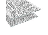 Rexnord 10675751 1" Pitch, Flush Grid, White High Temperature, Straight Running, 1096FG KleanTop Conveyor Belt with Polyester Pi