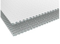 Rexnord 10683428 1" Pitch, Flat Top, White High Temperature, Straight Running, 1015FT KleanTop Conveyor Belt with Polyester Pins