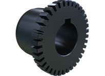 Martin Sprocket 1070T-HUB2 BLUE-FLEX GRID CPLG HUB BS