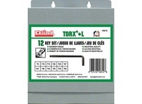 10812 T8-T60 Torx L-Key Set Short Series | YarinInd