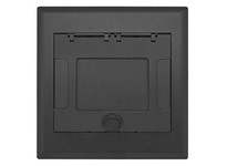 Hubbell Wiring 10GAFBCVRBKC 6/10G AFB CVR INSERT BLACK POWDER | Industrial Supplies