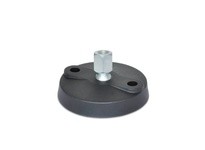 JWWINCO 10TWP2 WN9000-3.15-5/8X11-A NY-LEV Nylon Base Leveling Mount, Steel/Nylon, Thread:5/8-11"