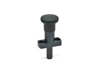 JWWINCO 10W24LGF GN817.3-10-24"-B Indexing Plunger with Plastic Knob, Non Locking Type, Steel