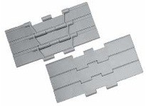 System Plast LF821-K1200 821 Series Straight-Running Chain, 12" Width, 1.5" Pitch, 0.19" Flight Thickness, LF Brown, Flat Top Su