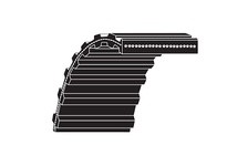 Dodge 110322 D700H075 DUAL DYNA SYNC BELT