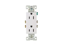 Cooper Eaton 1107-9W Receptacle Deco Duplex 15A 125V | Durable & Reliable