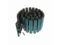 System Plast LFG882LBP-TAB-K750 882 Series Side-Flexing Chain, 7.5" Width, 1.5" Pitch, 0.19" Flight Thickness, LFG, Low Back Pre