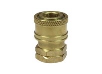 Coilhose 110ST Straight Through Coupler Brass 1/4" FPT