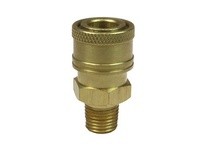 Coilhose 112ST Straight Through Coupler Brass 1/4" MPT