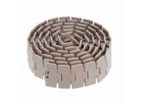 System Plast LF879M-K325 879 Series Side-Flexing Chain, 3.5" Width, 1.5" Pitch, 0.19" Flight Thickness, LF Brown, Flat Top Surfa