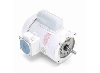 Leeson 114315.00 0.75 HP Washdown Motor, 1 phase, 1800 RPM, 115/208-230 V, 56C Frame, TEFC0.75 HP Washdown Motor, 1 phase, 1800 