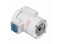 Leeson 114316.00 1HP.-C-FACE LESS BASE- 3450RPM.56.TEFC.115/208-230V.1PH.60HZ.CONT.NOT.40C.1.15SF.ROUND.WASHGUARD.C6C34WC5G1HP.-