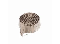 System Plast LF882-K450 882 Series Side-Flexing Chain, 4.5" Width, 1.5" Pitch, 0.19" Flight Thickness, LF, Flat Top Surface, Bev