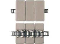 System Plast LF863-K600 863 Series Straight-Running Chain, 6" Width, 1.5" Pitch, 0.16" Flight Thickness, LF, Two-Piece Plate Top