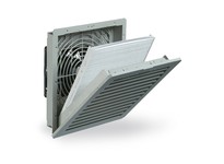 Pfannenberg 11642804053 PF 42500 A 4th Generation - NEMA TYPE 12 Filterfan - Reverse Flow 94 CFM2 24 VDC RAL 9011 (Bla