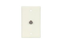 Cooper Eaton 1172V Wallplate W/Coax Adaptor Thermo Ivory