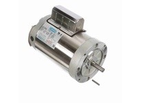 Leeson 117383.00 1.50 HP Washdown Motor, 1 phase, 1800 RPM, 115/208-230 V, 56C Frame, TENV1.50 HP Washdown Motor, 1 phase, 1800 