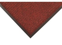 NoTrax 117R0036RB Heavy Weight Scraper Entrance Mat Heritage Rib, 117 3X60 Red/Black