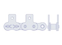 HKK RC120RSK1E2P HKK 120R W/SK-1 EVERY 2ND 3/4" pitch | YarinInd