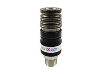 Coilhose 122USE 2-in-1 Automatic Safety Exhaust Coupler | 1/2" Body & MPT