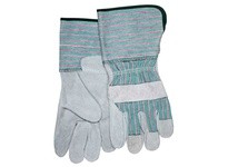 MCR 1231XL Shoulder Leather Palm Green/Pink 4.5 Gauntlet Cuff | Durable Work Gloves