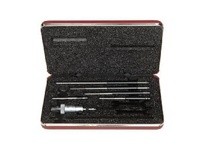 Starrett 124MAZ Solid -Rod Inside Micrometer Set with Case, 50-200mm Range, 0.01mmSolid -Rod Inside Micrometer Set with Case, 50