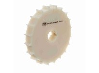 System Plast 2251-20R1.25-DMS-SS 2251 Series Sprocket, 20 Teeth, 1.25" Round Bore, Machined Split Drive with Set Screw and 6.39"