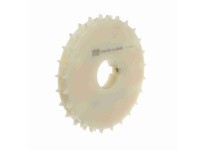 System Plast 2190-25R1.5-DMS-SS 2190 Series Sprocket, 25 Teeth, 1.5" Round Bore, Machined Split Drive with Set Screw and 5.87" P