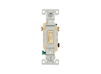 Cooper Eaton 1303-9V Toggle Switch SP 3W 15A 120V AG Ivory | YarinInd