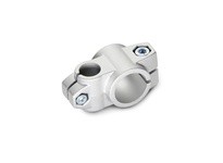 133-B20-B12-2-BL JW Winco Aluminum Matte 3.21 Inch Connector Clamp | Stainless Steel