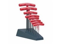 Bondhus 13389 Set 8 Graduated Length Hex T-Handles 2-10mm with Stand