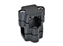 134-V50-V50-76-2-SW JW Wincoaluminum powder coated 4.92 inch long 2-way connector clamp with stainless steel cap screws and hex 