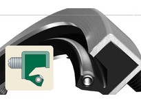 SKFSEAL 1350239 XNBR single lip Flex design lubrication lugs S.S. spring spacer lugs oil seal